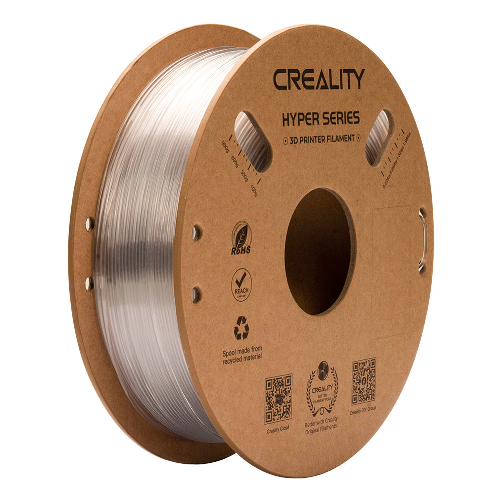 CREALITY PETG FILAMENT HYPER TRANSPARANT 1.75 MM 1 KG