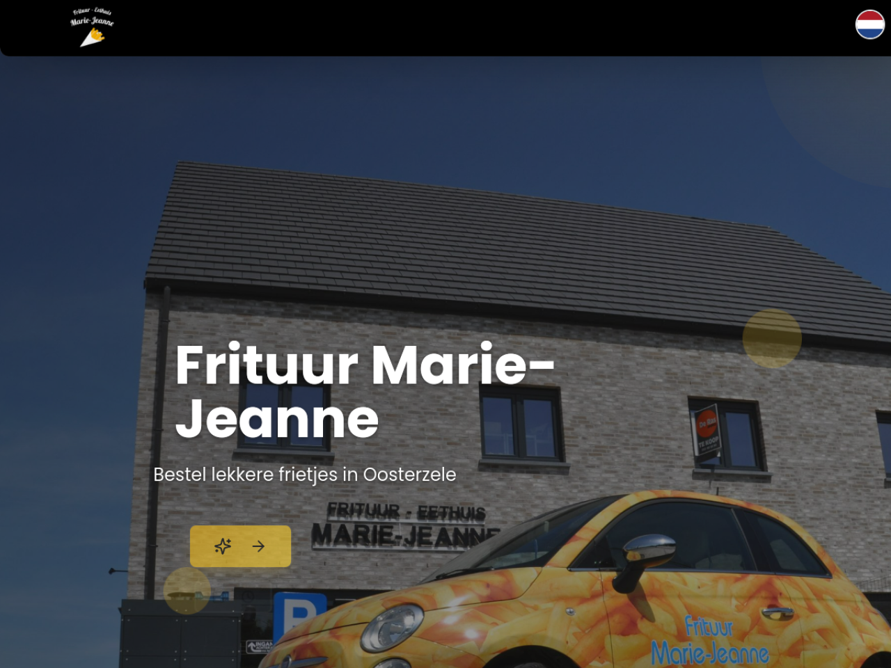 Screenshot Frituur Marie-Jeanne - Bestel online via onze webshop